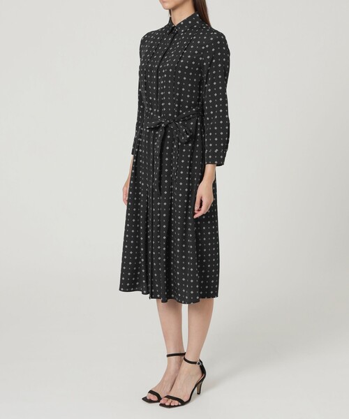 「TRANS WORK」 シャツワンピース 38 ブラウン系その他5 レディース_画像5