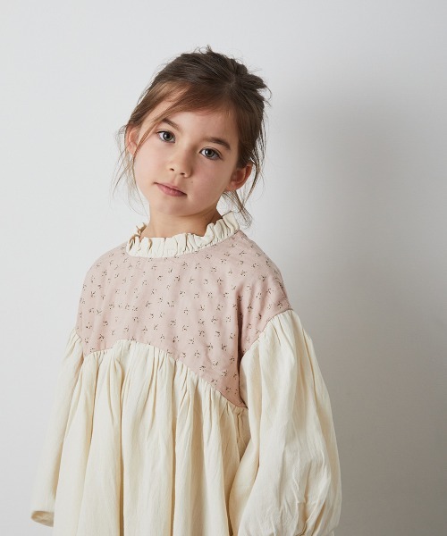 「riziere」 「KIDS」長袖ワンピース 110 ピンク キッズ_画像7