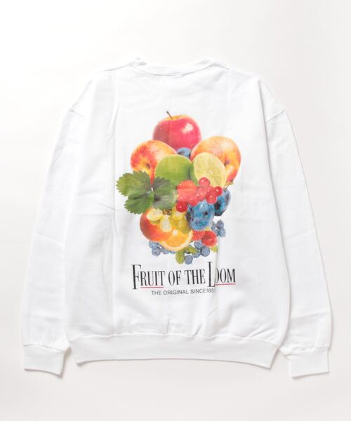 「FRUIT OF THE LOOM」 スウェットカットソー X-LARGE ブラック メンズ_画像2