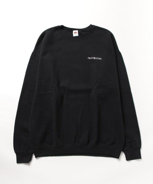 「FRUIT OF THE LOOM」 スウェットカットソー X-LARGE ブラック メンズ_画像5