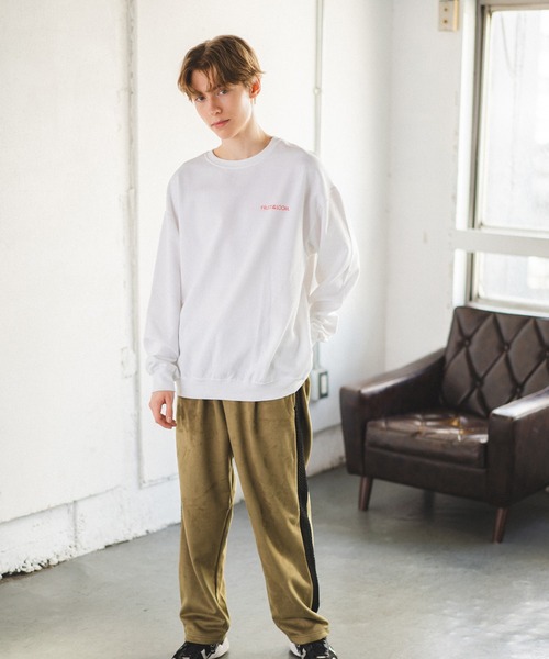 「FRUIT OF THE LOOM」 スウェットカットソー X-LARGE ブラック メンズ_画像8
