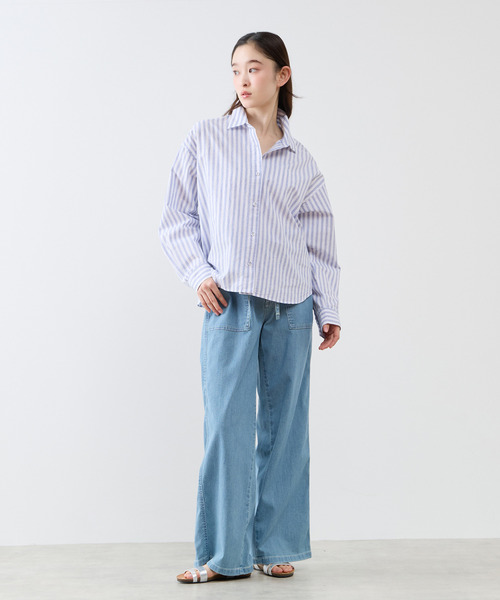 ジーンズ デニム デニムパンツ 「別注」「something/サムシング」イージーベイカーパンツ レディース_3