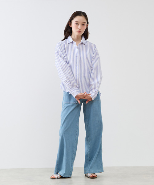 ジーンズ デニム デニムパンツ 「別注」「something/サムシング」イージーベイカーパンツ レディース_4