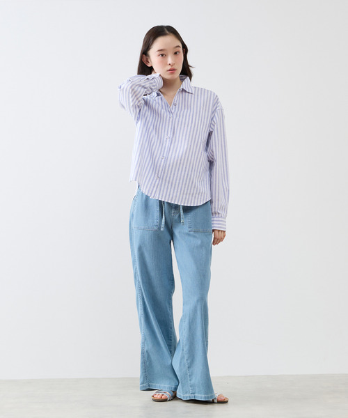 ジーンズ デニム デニムパンツ 「別注」「something/サムシング」イージーベイカーパンツ レディース_5