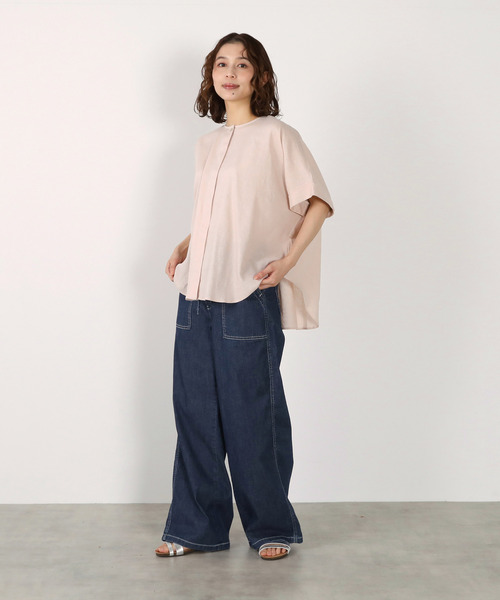 ジーンズ デニム デニムパンツ 「別注」「something/サムシング」イージーベイカーパンツ レディース_16
