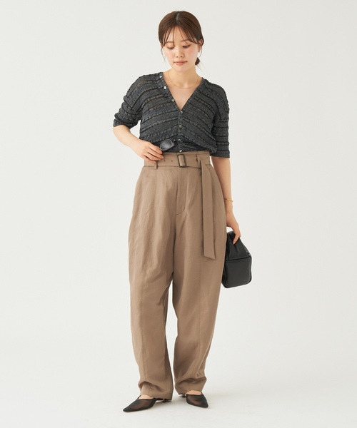 「Plage」 パンツ 34 グリーン レディース_画像3