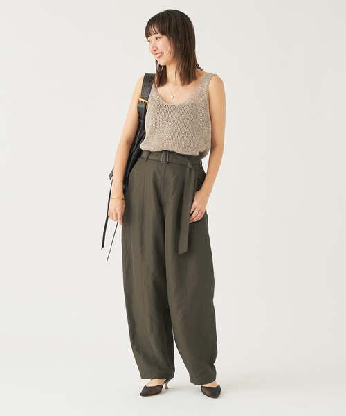 「Plage」 パンツ 34 グリーン レディース_画像5