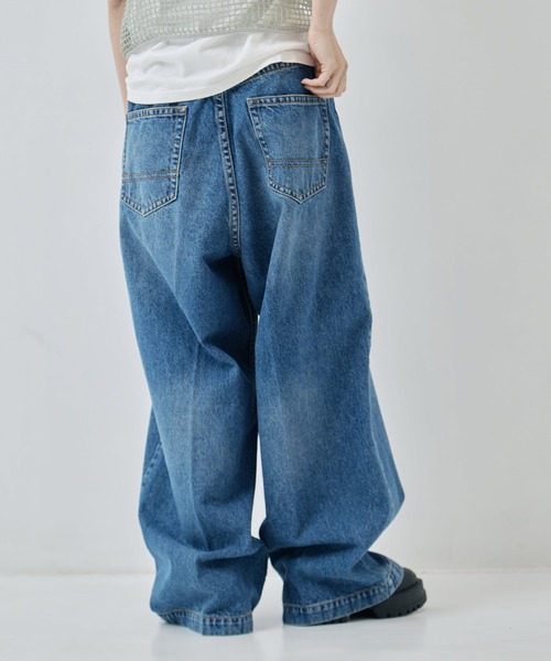 ジーンズ デニム デニムパンツ 「RhodolirioN/ロドリリオン」90s Loose Straight Pant - Denim レディースの画像