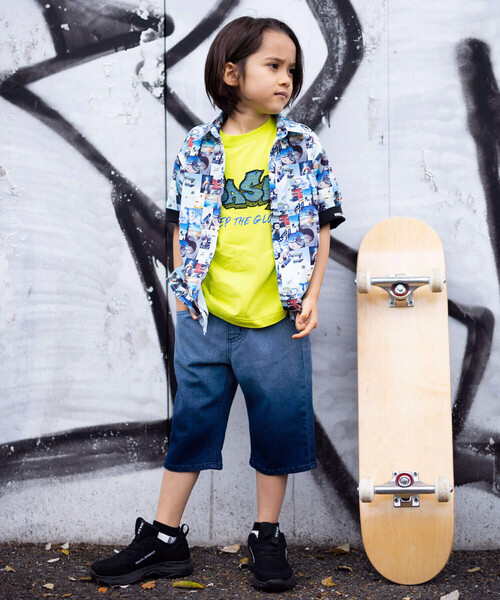 「WASK」 「KIDS」半袖Tシャツ 130cm グリーン キッズ_画像2