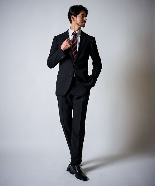 「TETE HOMME」 スーツ MEDIUM ブラック メンズ