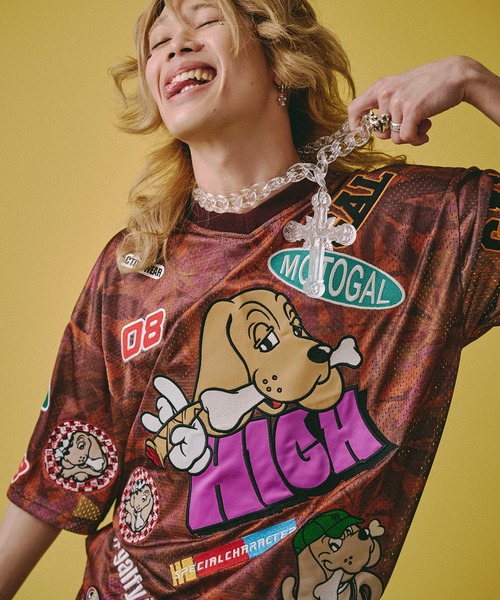 GALFY（ガルフィー） tシャツ 「GALFY/ガルフィー」ワッペンだらけで