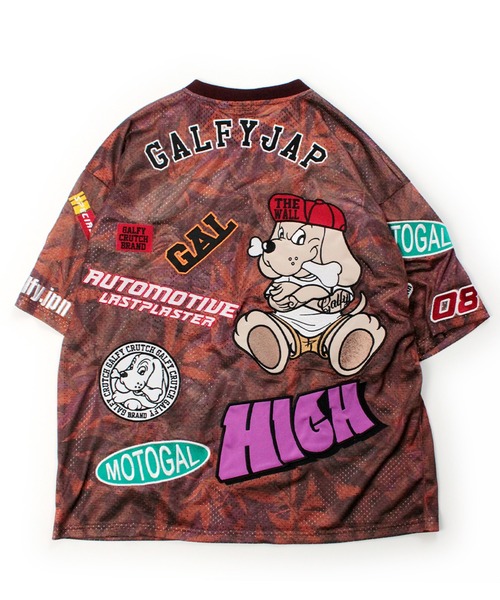 GALFY（ガルフィー） tシャツ 「GALFY/ガルフィー」ワッペンだらけで
