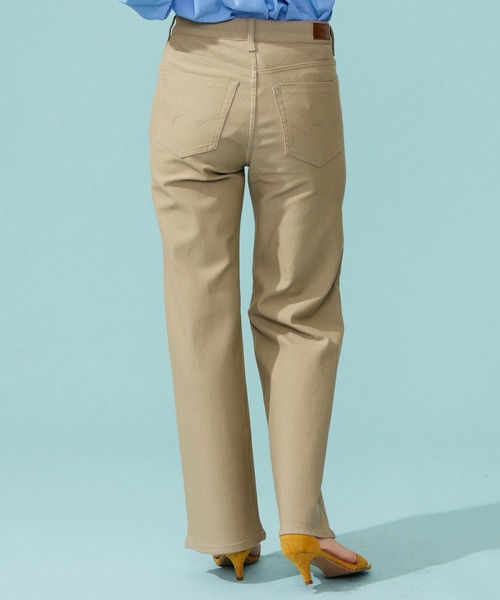 パンツ EDWIN LADIES ジャージーズ COOL ワイドデニムパンツ「涼」 レディースの画像