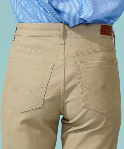 パンツ EDWIN LADIES ジャージーズ COOL ワイドデニムパンツ「涼」 レディースの画像
