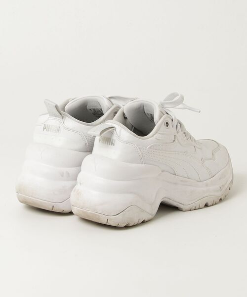 「PUMA」 ローカットスニーカー 22.0cm ホワイト レディース_画像2