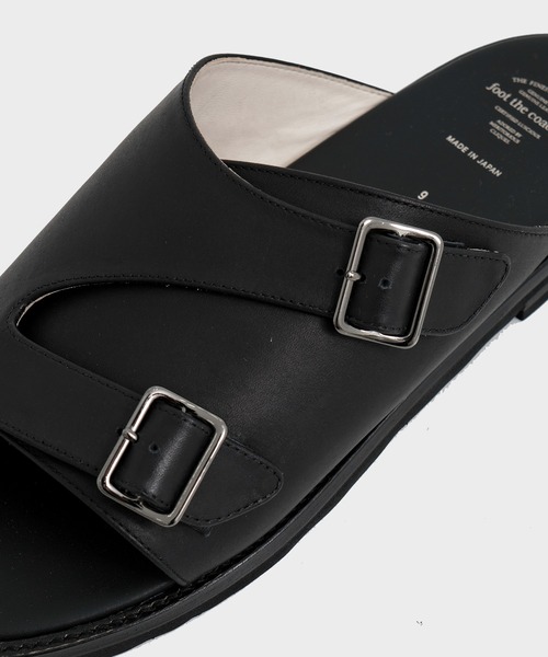 サンダル 「foot the coacher / フットザコーチャー」DOUBLE BELT SANDALS(VIBRAM TILE MORFLEX)の画像