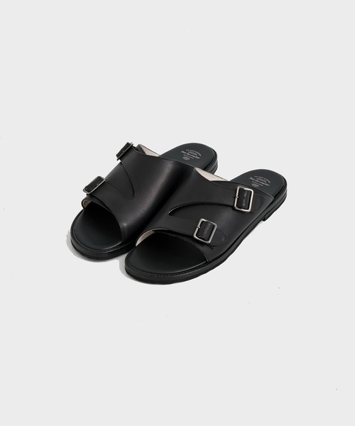 サンダル 「foot the coacher / フットザコーチャー」DOUBLE BELT SANDALS(VIBRAM TILE MORFLEX)の画像