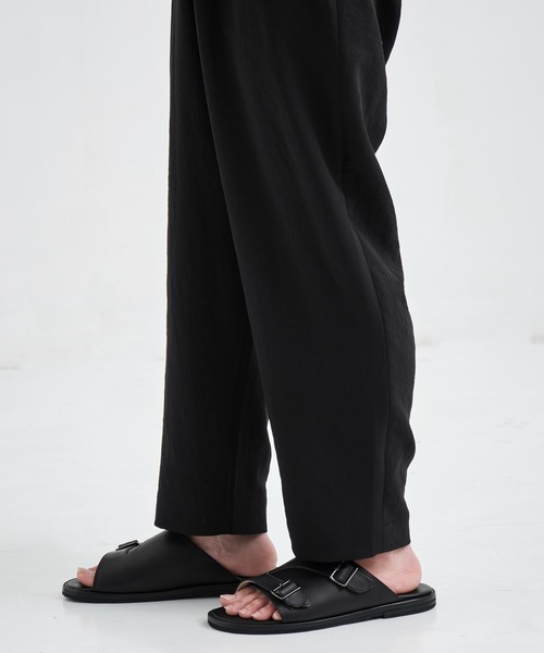 サンダル 「foot the coacher / フットザコーチャー」DOUBLE BELT SANDALS(VIBRAM TILE MORFLEX)の画像