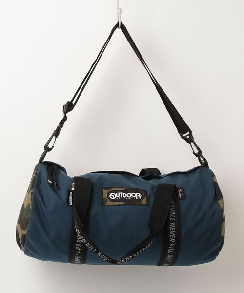 A BATHING APE SMALL PACK ドラムバッグ A BATHING APE（アベイシングエイプ） ドラムバッグ FREE ネイビー