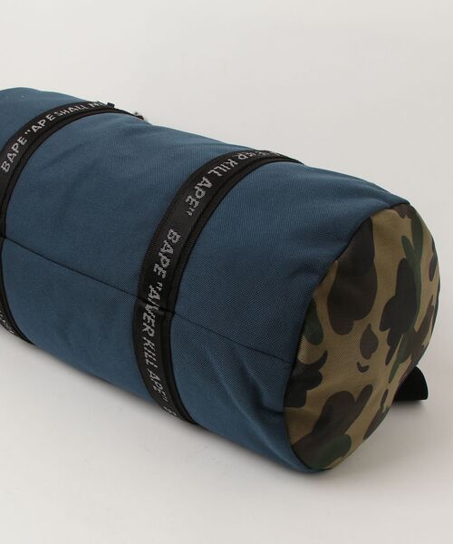 A BATHING APE（アベイシングエイプ） ドラムバッグ FREE ネイビー