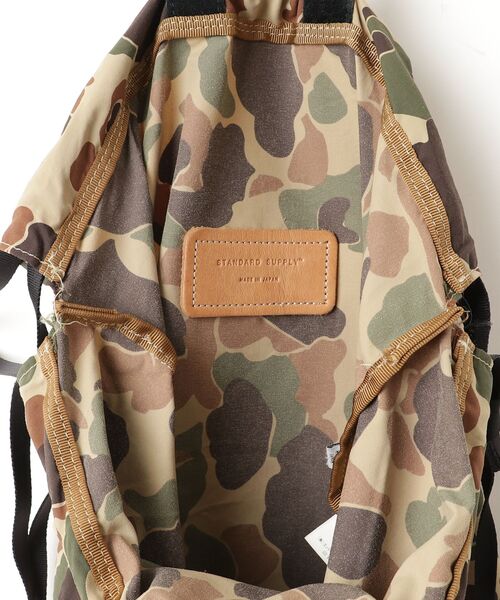 「STANDARD SUPPLY」 カモフラージュリュック - グリーン レディース_画像4
