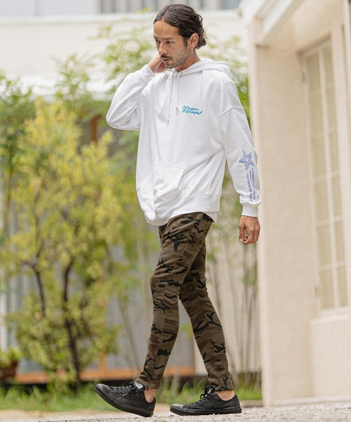 「CAMBIO」 スウェットパンツ M オリーブ メンズ_画像5