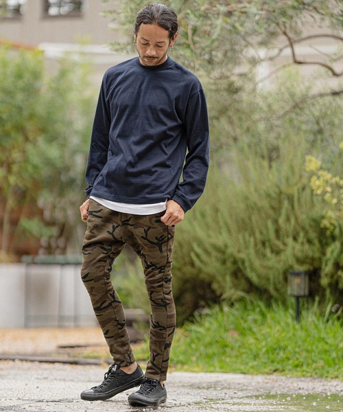 「CAMBIO」 スウェットパンツ M オリーブ メンズ_画像6