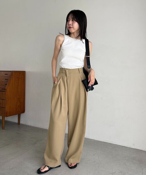 CAPRICIEUX LE'MAGE（カプリシューレマージュ） ワイドパンツ パンツ
