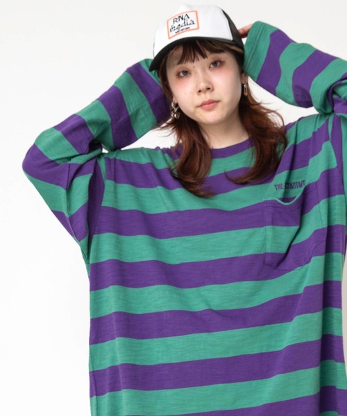 RNA（アールエヌエー） tシャツ M2738 ボーダールーズロンT レディース