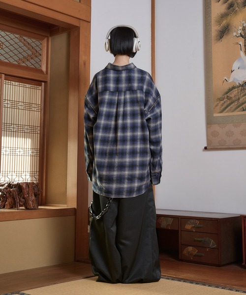 「狐独」 スラックス LARGE ブラック メンズ_画像4