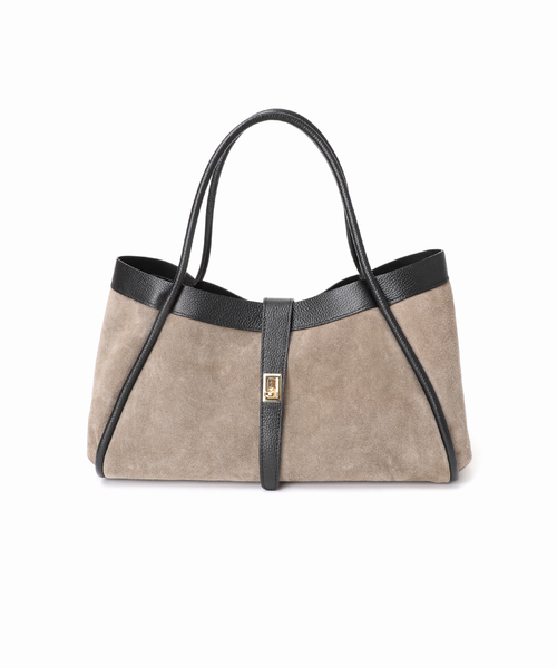 AULENTTI（オウレンティ） トートバッグ 金具付きスウェードトートBAG 
