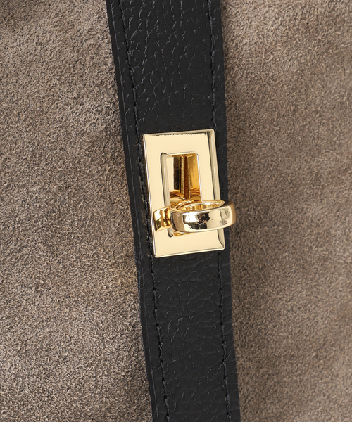 AULENTTI（オウレンティ） トートバッグ 金具付きスウェードトートBAG