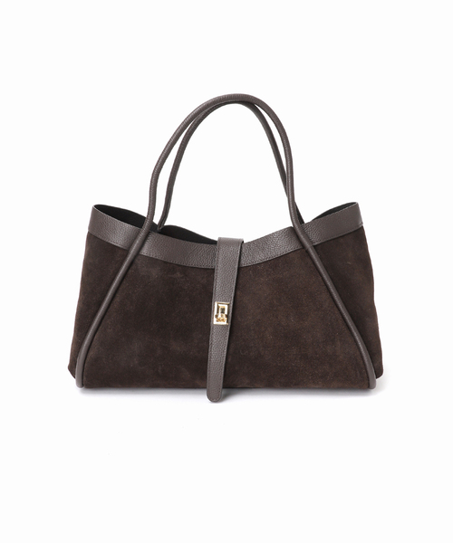AULENTTI（オウレンティ） トートバッグ 金具付きスウェードトートBAG