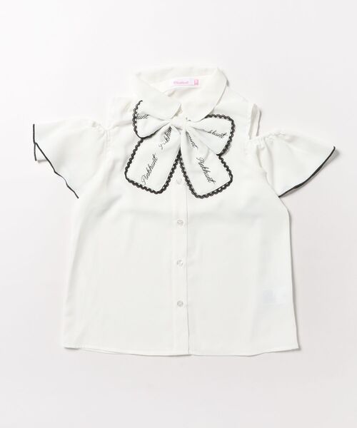 「PINKHUNT」 「KIDS」半袖ブラウス 150cm ホワイト キッズ_画像3