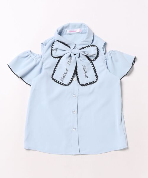 「PINKHUNT」 「KIDS」半袖ブラウス 150cm ホワイト キッズ_画像4