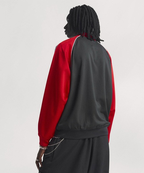 adidas（アディダス） ジャージ ルーズ メッシュ トラックトップ