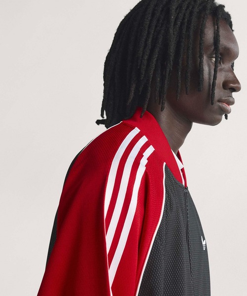 adidas（アディダス） ジャージ ルーズ メッシュ トラックトップ