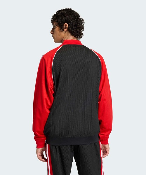 adidas（アディダス） ジャージ ルーズ メッシュ トラックトップ