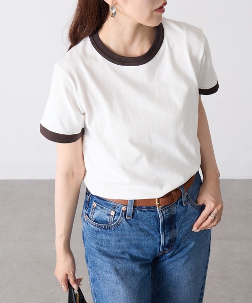 「Healthknit」 半袖Tシャツ FREE ホワイト レディース_画像3