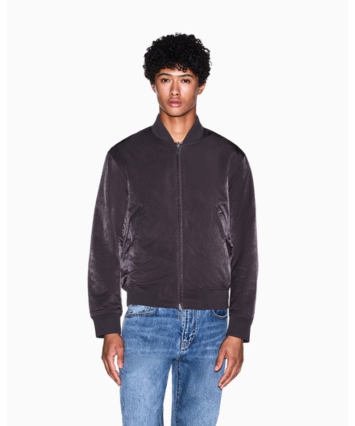 ARMANI EXCHANGE カジュアルブルゾン チャコール XL 着回し ARMANI EXCHANGE ブルゾン アウター 「A|X アルマーニ エクスチェンジ