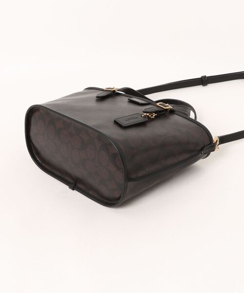 COACH ハンドバッグ ブラック レザー COACH（コーチ） ショルダーバッグ バッグ タクシー トート バッグ 21