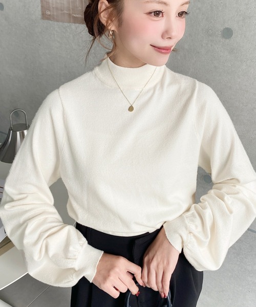 moment+ ニット セーター 「累計販売枚数2万枚突破！」12G ボトル