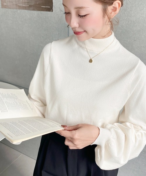 moment+ ニット セーター 「累計販売枚数2万枚突破！」12G ボトル