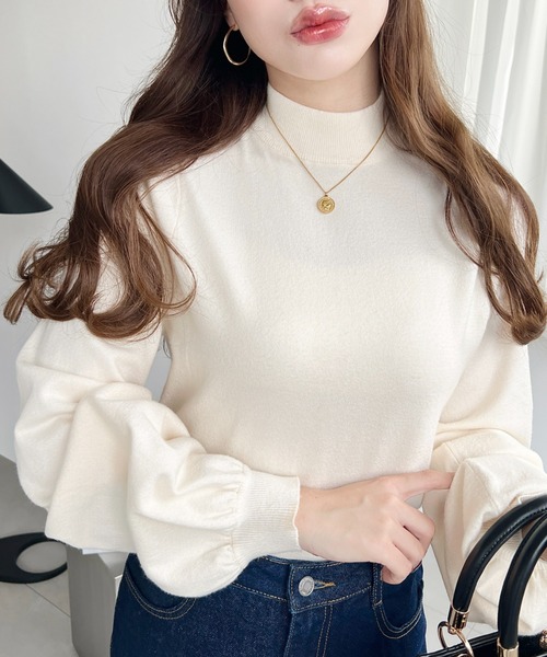 moment+ ニット セーター 「累計販売枚数2万枚突破！」12G ボトル