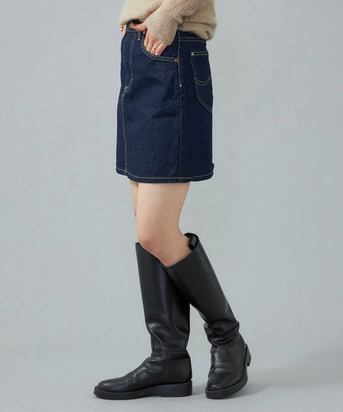 Lee デニムスカート Lee/リー「OtonaMuse6月号掲載」大人が穿