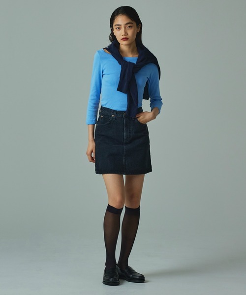 Lee デニムスカート Lee/リー「OtonaMuse6月号掲載」大人が穿