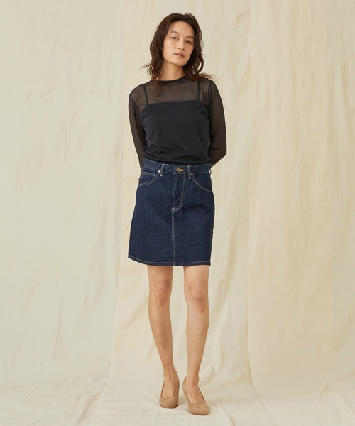 Lee（リー） デニムスカート 大人が穿けるデニムミニスカート