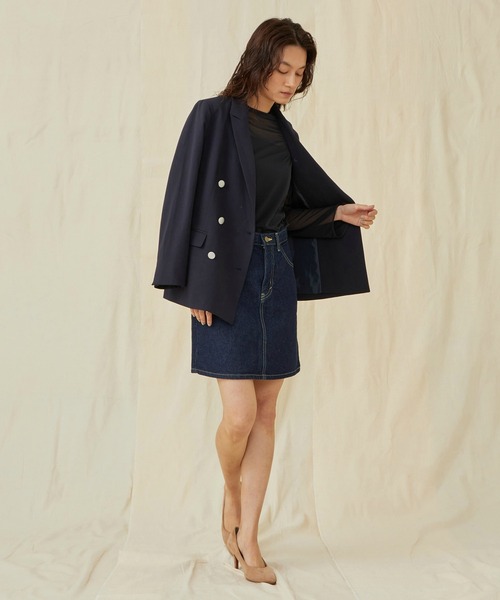 Lee（リー） デニムスカート 大人が穿けるデニムミニスカート