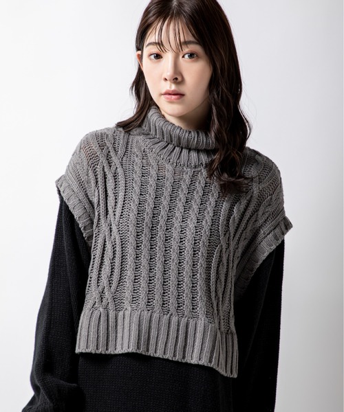 MILLION CARATS ワンピース 「MyStandard」レイヤードライクニット 