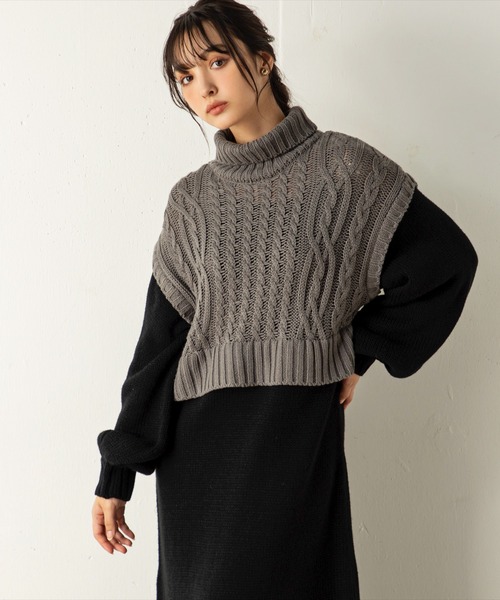 MILLION CARATS ワンピース 「MyStandard」レイヤードライクニット 